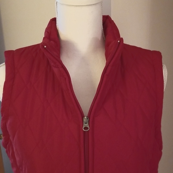CROFT & BARROW Red Vest M - Picture 3 of 12